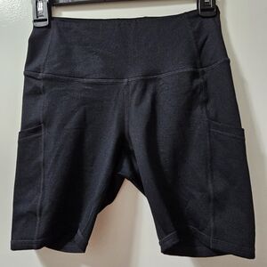 Women's Black Athleisure Shorts. Size Small